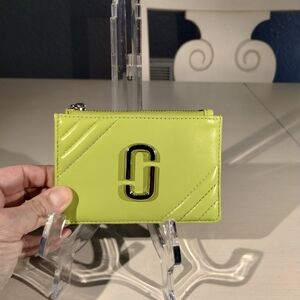Marc Jacobs Lime Green Card Holder